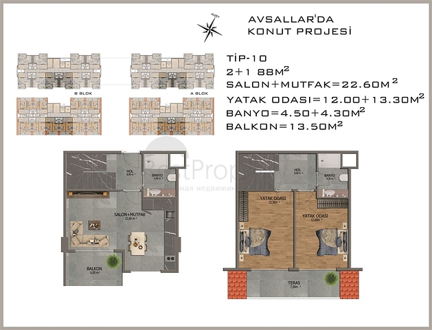 مشروع استثماري في افسلار / الانيا - بدفعة اولى 30% 