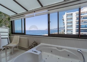 لعشاق الفخامة والتميز - دوبلكس فاخرة باطلالة بحر في الانيا 