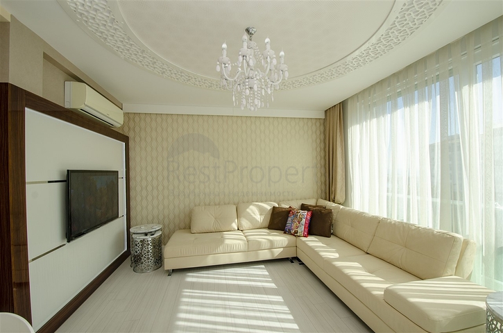 شقة النخبة 1 +1 مع الأثاث 150 متر من البحر ومشروع المارينا