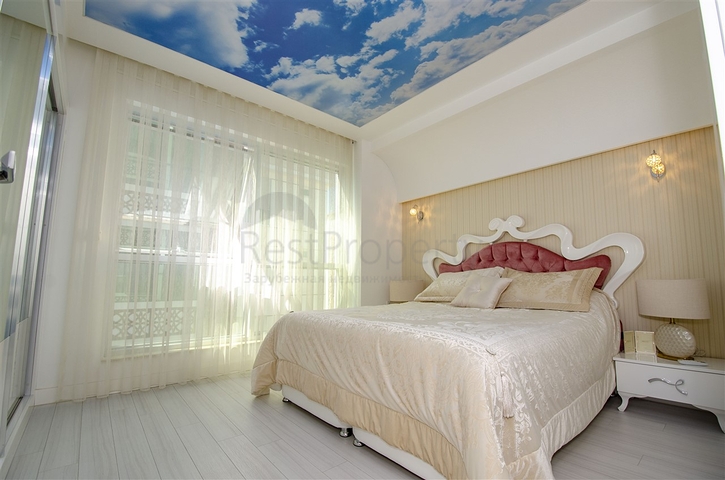 شقة النخبة 1 +1 مع الأثاث 150 متر من البحر ومشروع المارينا