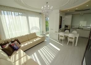 شقة النخبة 1 +1 مع الأثاث 150 متر من البحر ومشروع المارينا