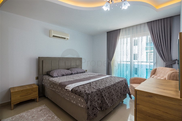 شقة غرفة نوم وصالة مفروشة ضمن مجمع سكني حديث في الانيا 