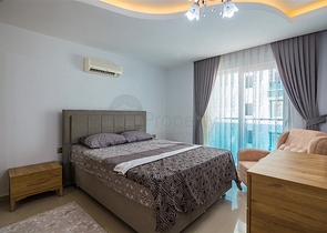 شقة غرفة نوم وصالة مفروشة ضمن مجمع سكني حديث في الانيا 