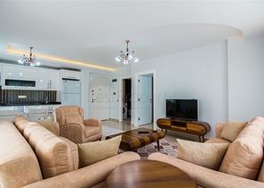 شقة غرفة نوم وصالة مفروشة ضمن مجمع سكني حديث في الانيا 