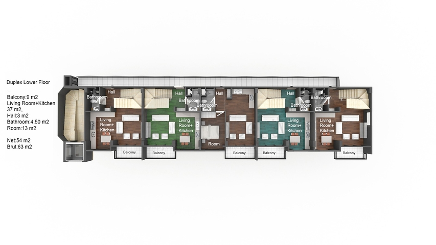 فرصة استثمارية - مجمع سكني قيد الانشاء في منطقة اوبا المركزية / الانيا 