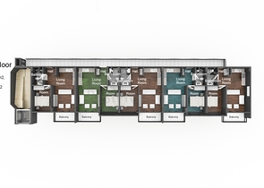 فرصة استثمارية - مجمع سكني قيد الانشاء في منطقة اوبا المركزية / الانيا 