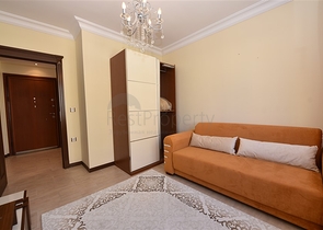 اطلالة بحر مباشرة - شقة مفروشة بتصميم غرفتين وصالة للبيع في الانيا 