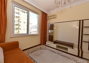 اطلالة بحر مباشرة - شقة مفروشة بتصميم غرفتين وصالة للبيع في الانيا 