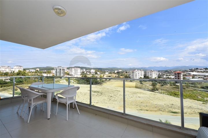 شقة غرفة وصالة مفروشة ضمن مجمع خمس نجوم في افسلار / الانيا 