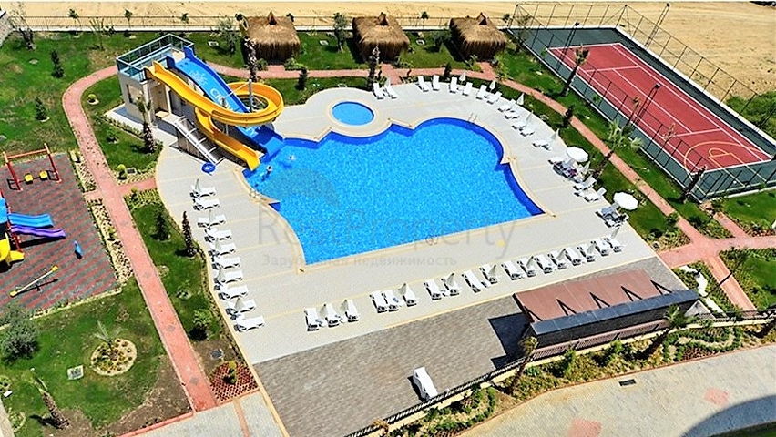 شقة غرفة وصالة مفروشة ضمن مجمع خمس نجوم في افسلار / الانيا 