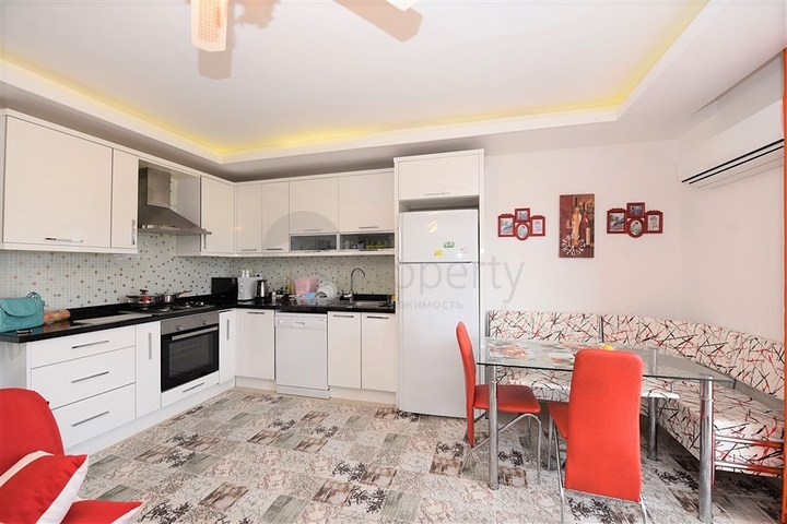 شقة غرفة وصالة مفروشة ضمن مجمع خمس نجوم في افسلار / الانيا 