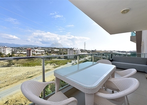 شقة غرفة وصالة مفروشة ضمن مجمع خمس نجوم في افسلار / الانيا 