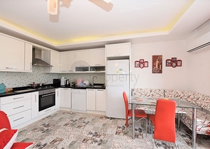 شقة غرفة وصالة مفروشة ضمن مجمع خمس نجوم في افسلار / الانيا 