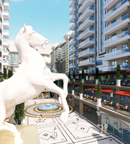 للمستثمرين - شقق ضمن مجمع سكني فاخر قيد الانشاء في مهموتلار / الانيا 