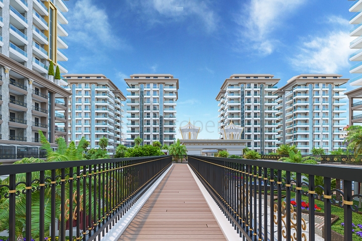 للمستثمرين - شقق ضمن مجمع سكني فاخر قيد الانشاء في مهموتلار / الانيا 