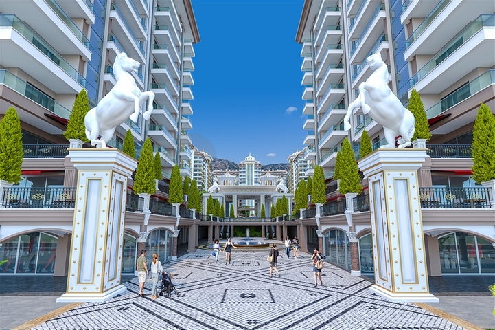 للمستثمرين - شقق ضمن مجمع سكني فاخر قيد الانشاء في مهموتلار / الانيا 