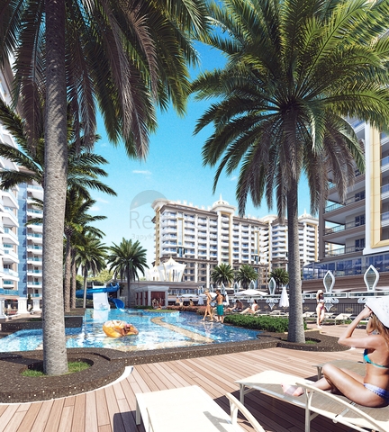 للمستثمرين - شقق ضمن مجمع سكني فاخر قيد الانشاء في مهموتلار / الانيا 