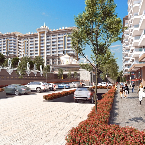 للمستثمرين - شقق ضمن مجمع سكني فاخر قيد الانشاء في مهموتلار / الانيا 