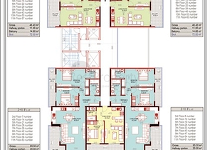 للمستثمرين - شقق ضمن مجمع سكني فاخر قيد الانشاء في مهموتلار / الانيا 