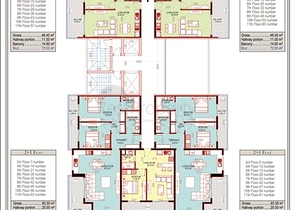 للمستثمرين - شقق ضمن مجمع سكني فاخر قيد الانشاء في مهموتلار / الانيا 
