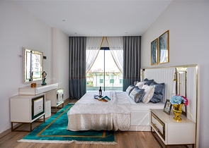 شقة ثلاث غرف وصالة فاخرة ضمن مركز مدينة الانيا