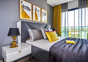 شقة ثلاث غرف وصالة فاخرة ضمن مركز مدينة الانيا