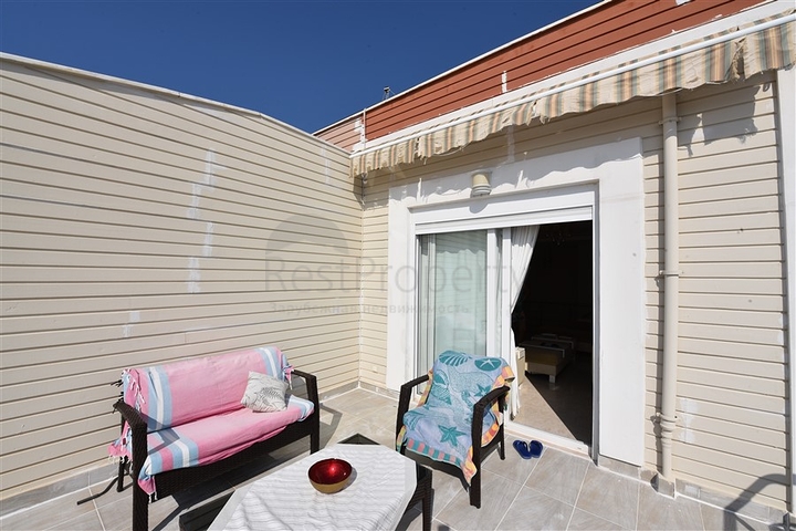 دوبلكس ثلاث غرف وصالة مفروشة - مع تراس واسع باطلالة ساحرة في مهموتلار / الانيا 