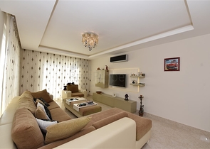 دوبلكس ثلاث غرف وصالة مفروشة - مع تراس واسع باطلالة ساحرة في مهموتلار / الانيا 