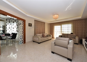 دوبلكس ثلاث غرف وصالة مفروشة - مع تراس واسع باطلالة ساحرة في مهموتلار / الانيا 