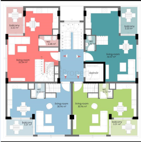في مركز الانيا وعلى مسافة 100 متر من الشاطئ - مجمع سكني حديث بأسعار منافسة 