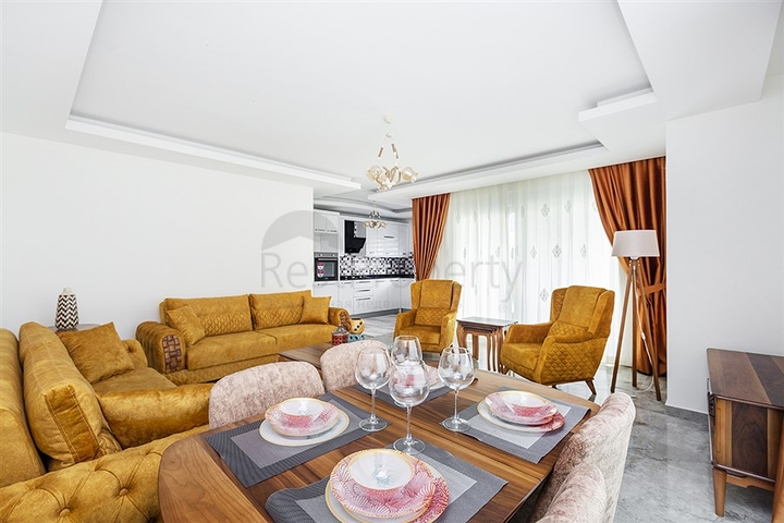 شقق غرفتين وصالة مفروشة ضمن مجمع حديث في مهموتلار / الانيا 