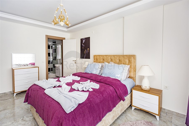 شقق غرفتين وصالة مفروشة ضمن مجمع حديث في مهموتلار / الانيا 