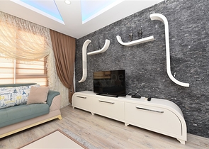 دوبلكس فاخرة - ثلاث غرف وصالة مفروشة - في مهوتلار / الانيا 