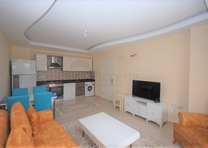 شقة مفروشة غرفة نوم وصالة في منطقة حيوية - مهموتلار / الانيا 