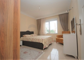 شقة مفروشة غرفة نوم وصالة في منطقة حيوية - مهموتلار / الانيا 