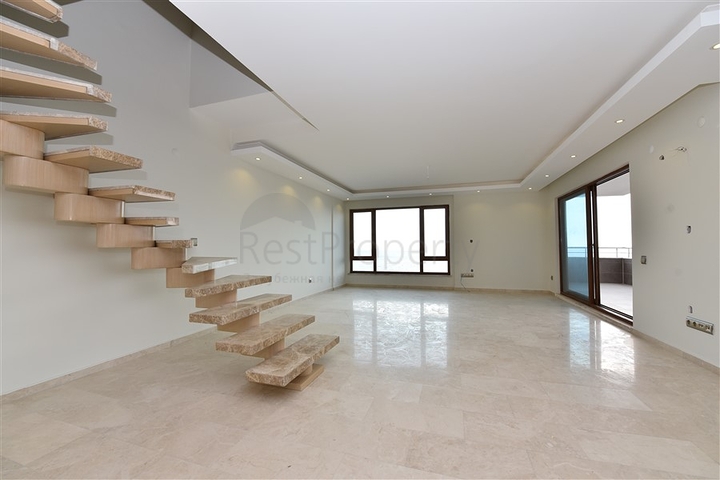 اطلالة بحر مباشرة - عرض مميز - دوبلكس غرفتين وصالة ضمن مجمع سكني في مهموتلار / الانيا 