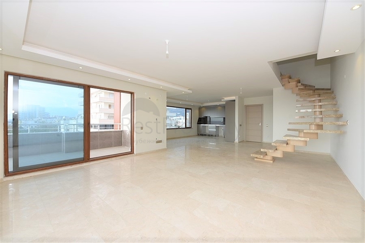 اطلالة بحر مباشرة - عرض مميز - دوبلكس غرفتين وصالة ضمن مجمع سكني في مهموتلار / الانيا 