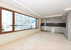 اطلالة بحر مباشرة - عرض مميز - دوبلكس غرفتين وصالة ضمن مجمع سكني في مهموتلار / الانيا 