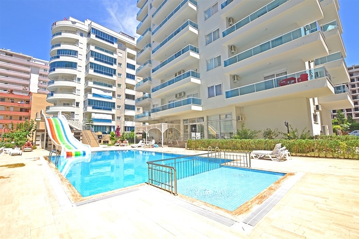 شقة غرفة وصالة مفروشة ضمن مجمع سكني حديث في مهموتلار / الانيا 