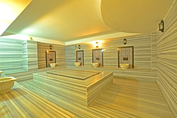 شقة غرفة وصالة مفروشة ضمن مجمع سكني حديث في مهموتلار / الانيا 