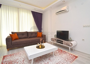 شقة غرفة وصالة مفروشة ضمن مجمع سكني حديث في مهموتلار / الانيا 