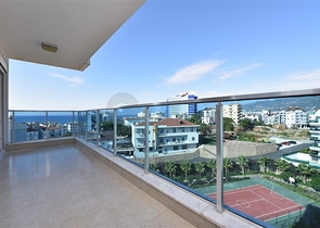 شقة تصميم غرفتين وصالة ضمن مجمع بخدمات 5 نجوم في توسمور / الانيا 