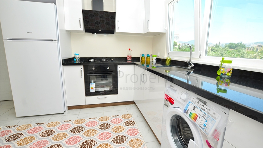 عرض مميز - شقة 2 غرفة وصالة - مفروشة ضمن مجمع خمس نجوم في مهموتلار / الانيا 