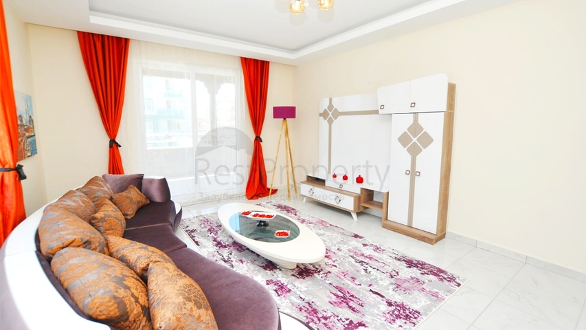 عرض مميز - شقة 2 غرفة وصالة - مفروشة ضمن مجمع خمس نجوم في مهموتلار / الانيا 