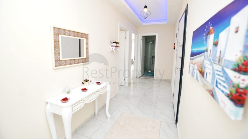 عرض مميز - شقة 2 غرفة وصالة - مفروشة ضمن مجمع خمس نجوم في مهموتلار / الانيا 