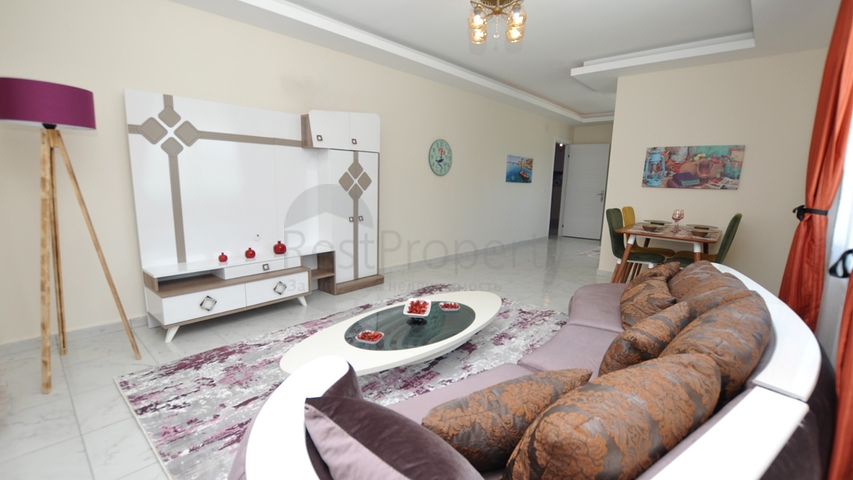 عرض مميز - شقة 2 غرفة وصالة - مفروشة ضمن مجمع خمس نجوم في مهموتلار / الانيا 