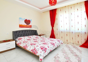 عرض مميز - شقة 2 غرفة وصالة - مفروشة ضمن مجمع خمس نجوم في مهموتلار / الانيا 