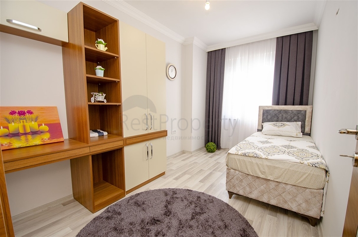 شقق 3 + 1 واسعة في مجمع في منطقة كيبيز أنطاليا