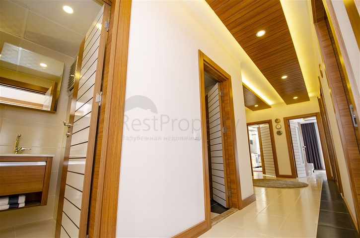 شقق 3 + 1 واسعة في مجمع في منطقة كيبيز أنطاليا