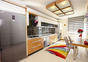 شقق 3 + 1 واسعة في مجمع في منطقة كيبيز أنطاليا